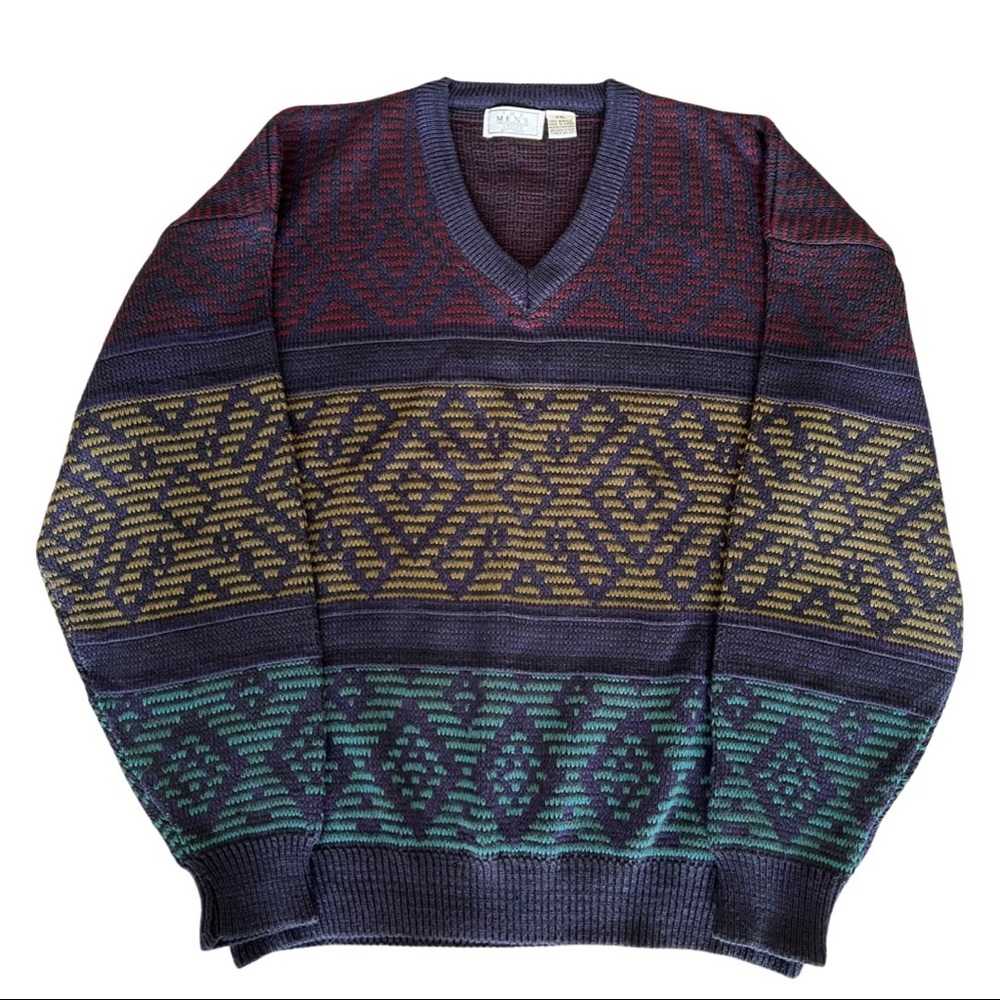 Vintage 90s Oversized Grandpa Sweater